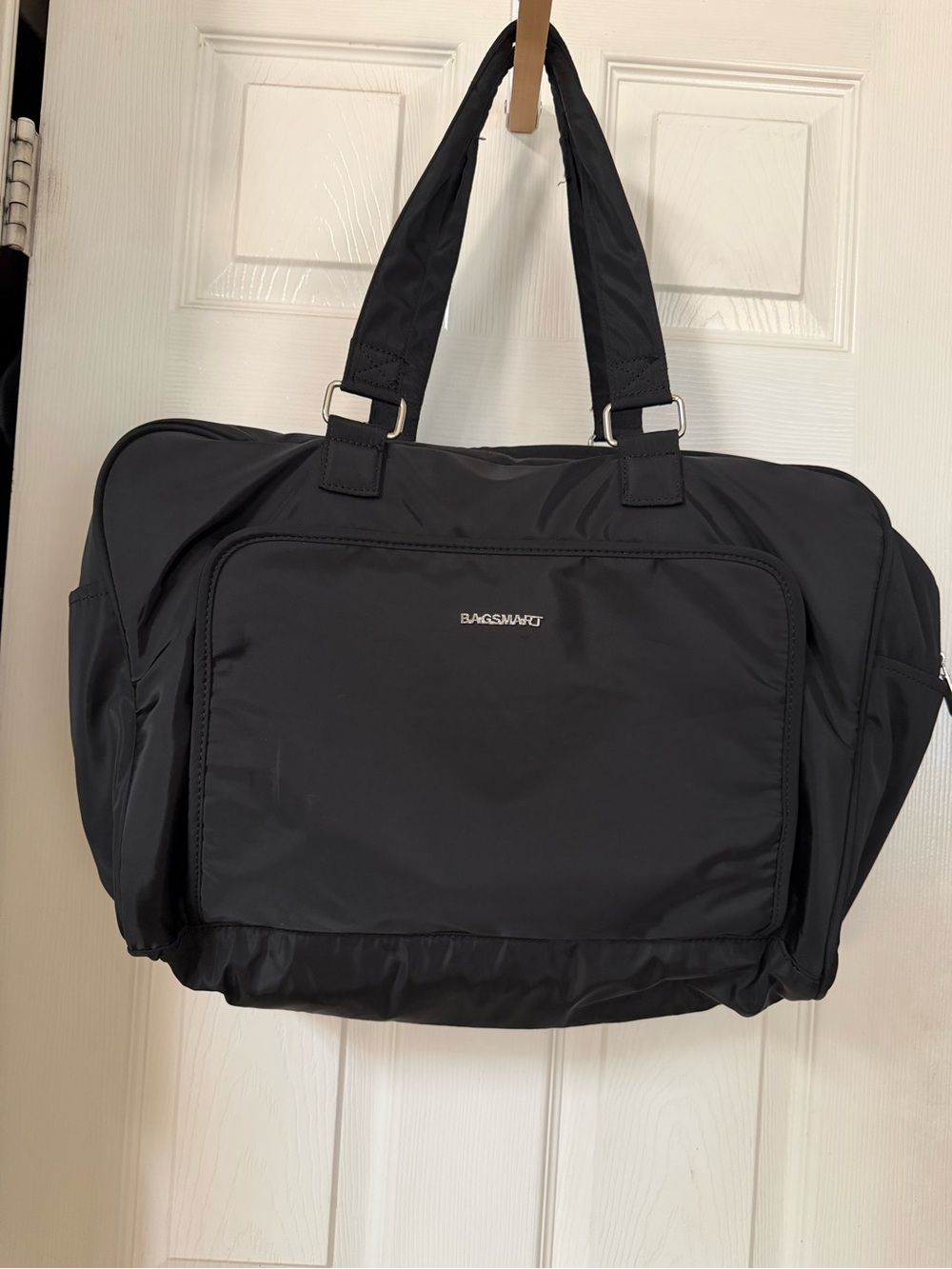 BAGSMART Black Travel Tote Bag - Women's Carryall